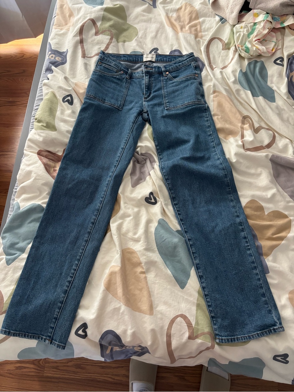 Abrand Men's Classic Blue Straight Jeans